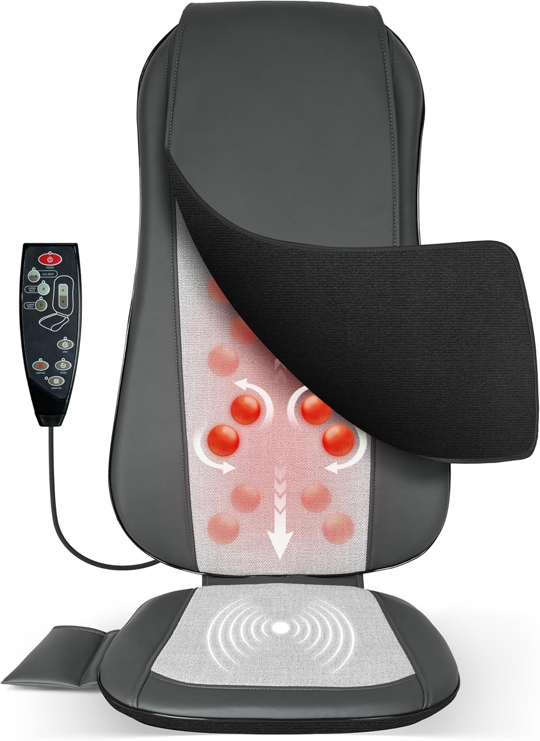 COMFIER Back Massager with Heat for Ultimate Relaxation Experience