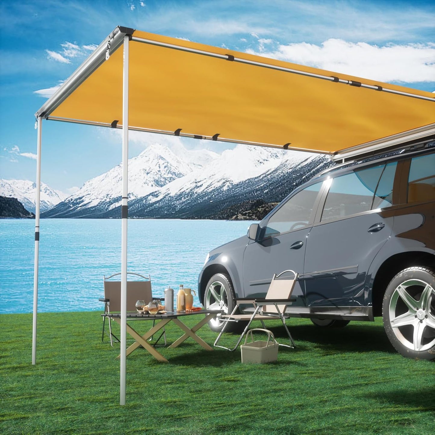 TIMBER RIDGE Car Awning for Ultimate Camping Experience