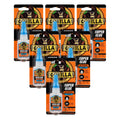 Gorilla Ultimate Super Glue, Clear 15g Pack of 6 - Fast-Setting Repair