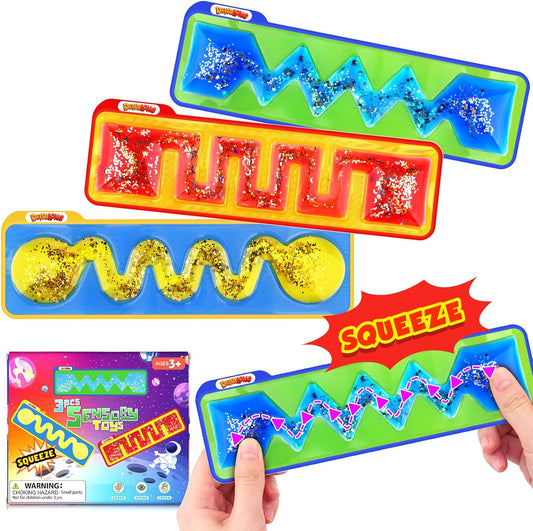 Colorful Goo Fidget Tubes - Sensory Fun Pack