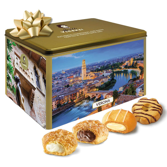 Matilde Vicenzi Verona Gift Tin - Assorted Italian Pastries