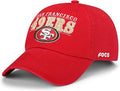 FOCO Men's NFL Team Logo Casual Cotton Twill Hat - Relaxed Fit