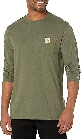 Carhartt Men's Force Relaxed Fit Long-Sleeve Pocket T-Shirt Review
