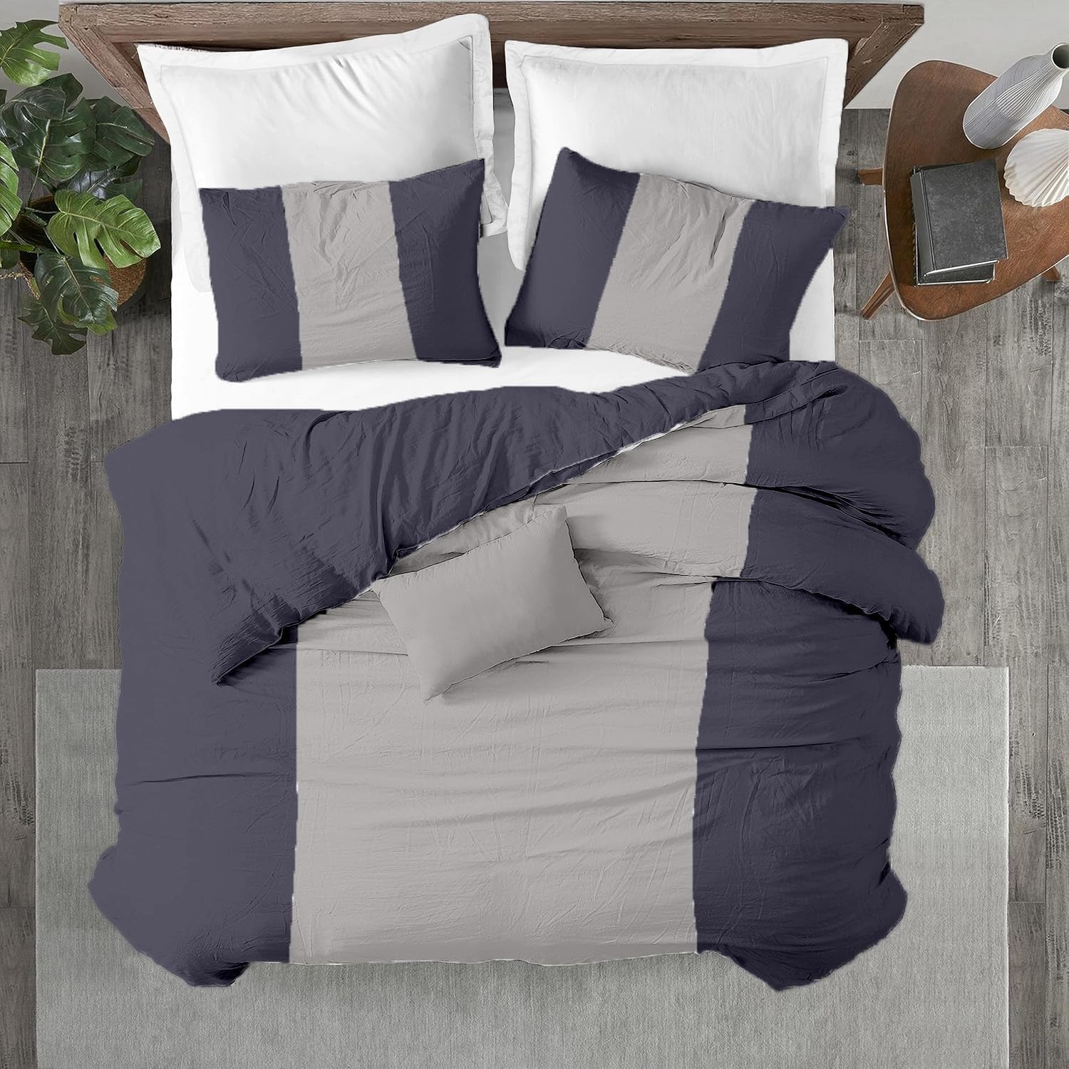 California King Size Duvet Cover - 100% Egyptian Cotton Luxury