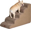 Curved Dog Stairs Ramp for High Beds 22.6 in - 5-Step Comfort Ramp