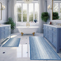 BSICPRO Bathroom Rug Set 24in x 70in + 20in x 32in - Thick Chenille