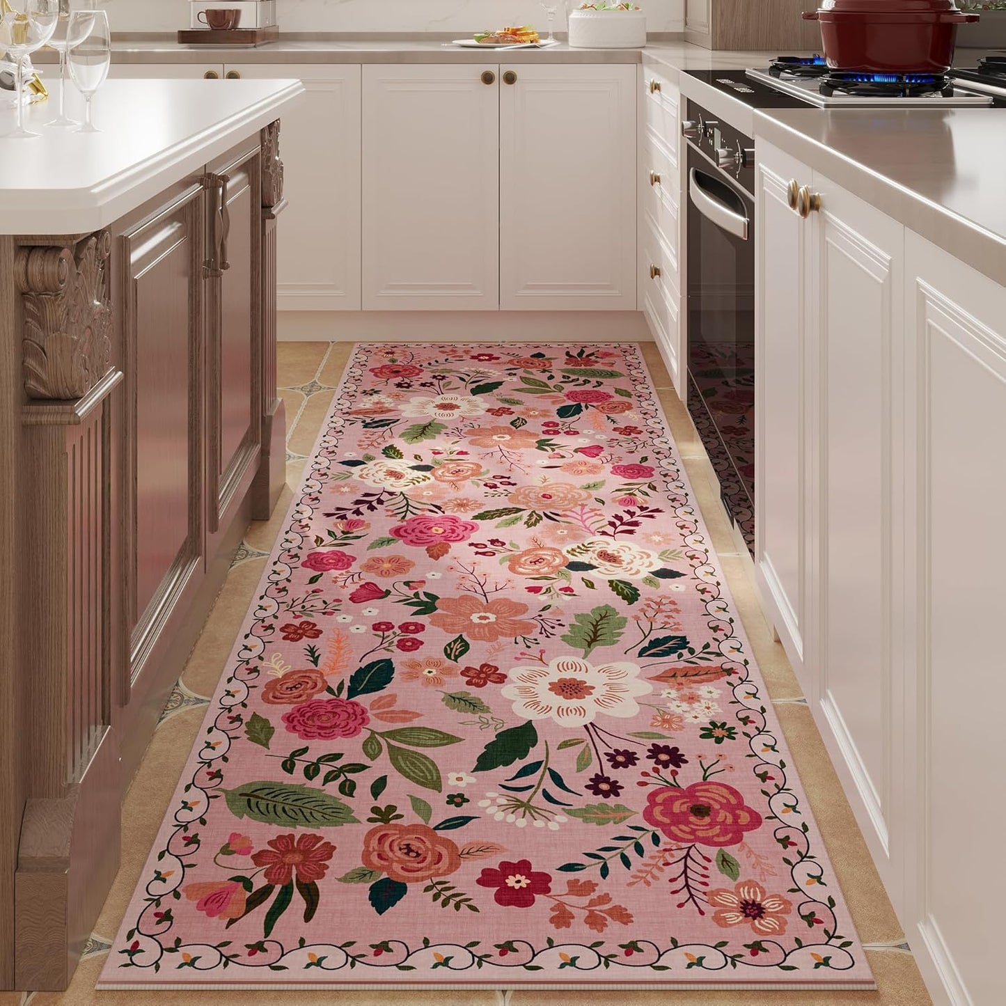 Rugcomf Runner Rug for Hallways Kitchen Non Slip 2ft 6in'x8ft