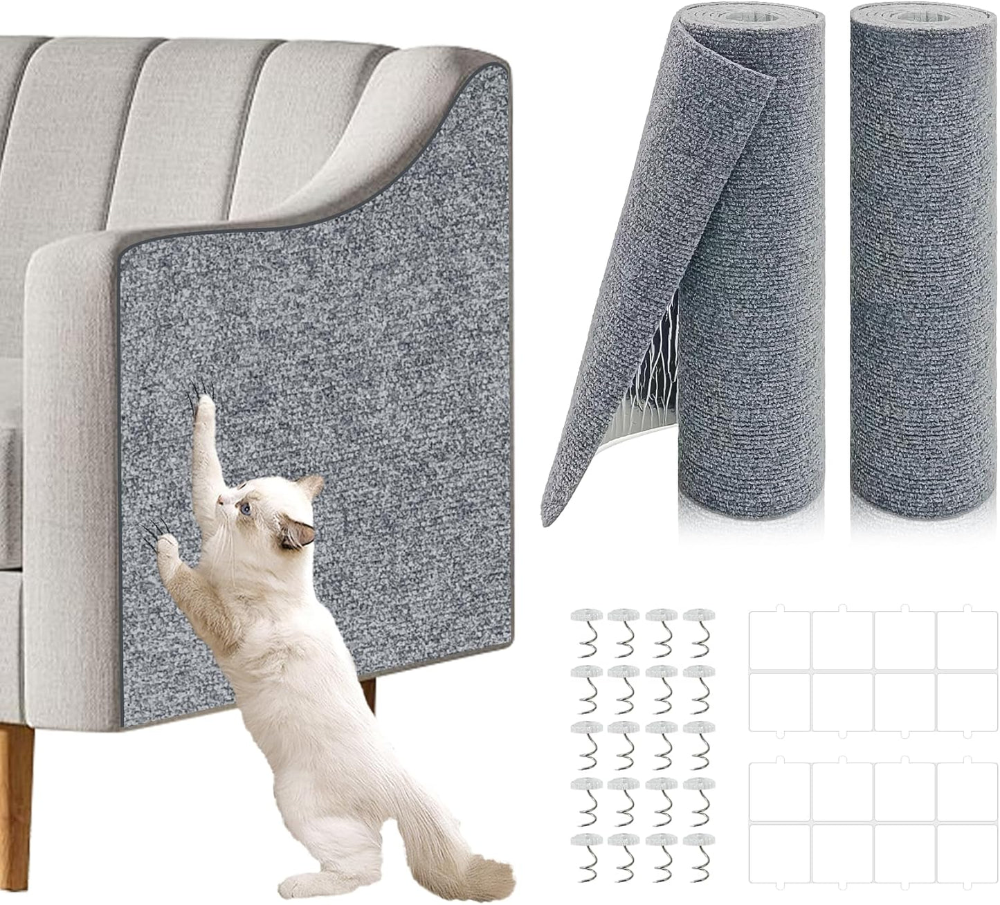 Cat Scratch Mat Set for Furniture Protection and DIY Projects