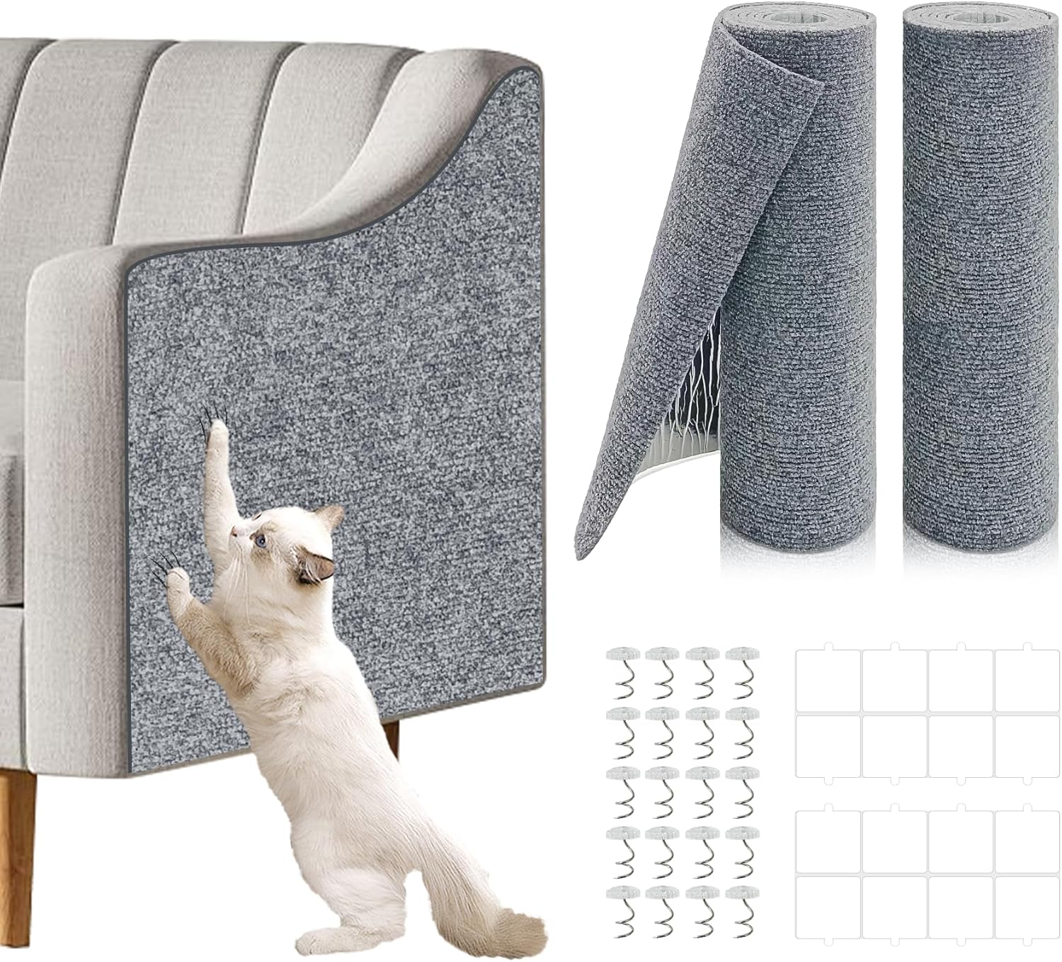 Cat Scratch Mat Set for Furniture Protection and DIY Projects