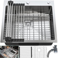 YITAHOME Drop In Kitchen RV Sink 25 in Stainless Steel Design