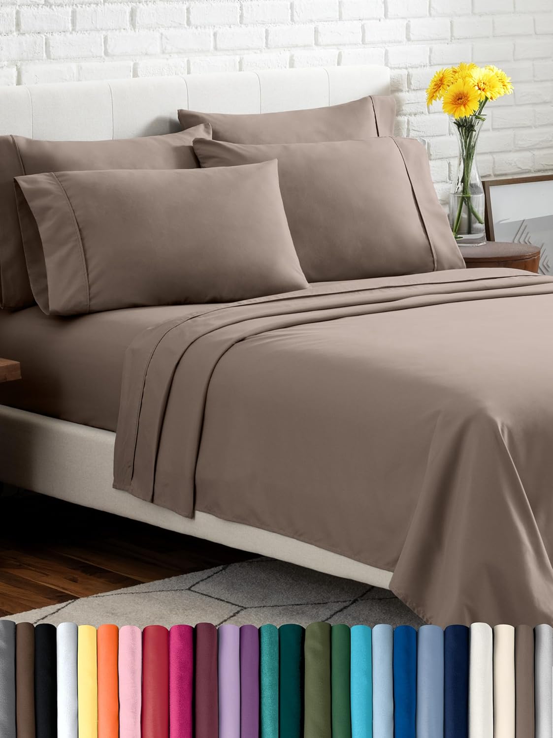 Bare Home Hotel Luxury Cal King Sheet Set for Ultimate Comfort
