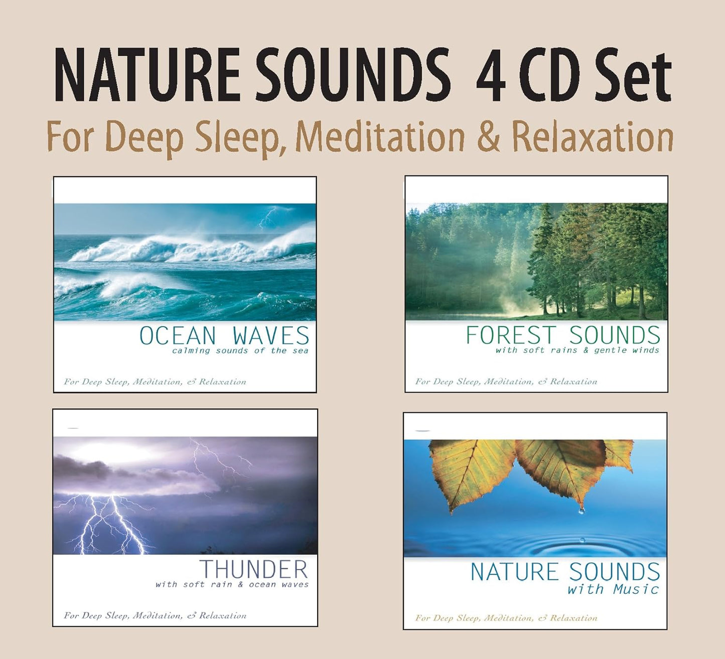 NATURE SOUNDS Set for Deep Sleep, Meditation & Relaxation