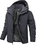 Mens Winter Snow Jacket Waterproof Ski Jacket - Warm Insulated Coat
