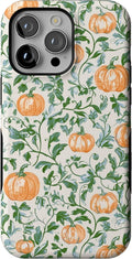 Casely iPhone 14 Pro Case Pumpkin Patch Green Vines - Bold Protection