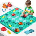 Logical Road Builder Games STEM Board Puzzle - Smart Brain Teasers