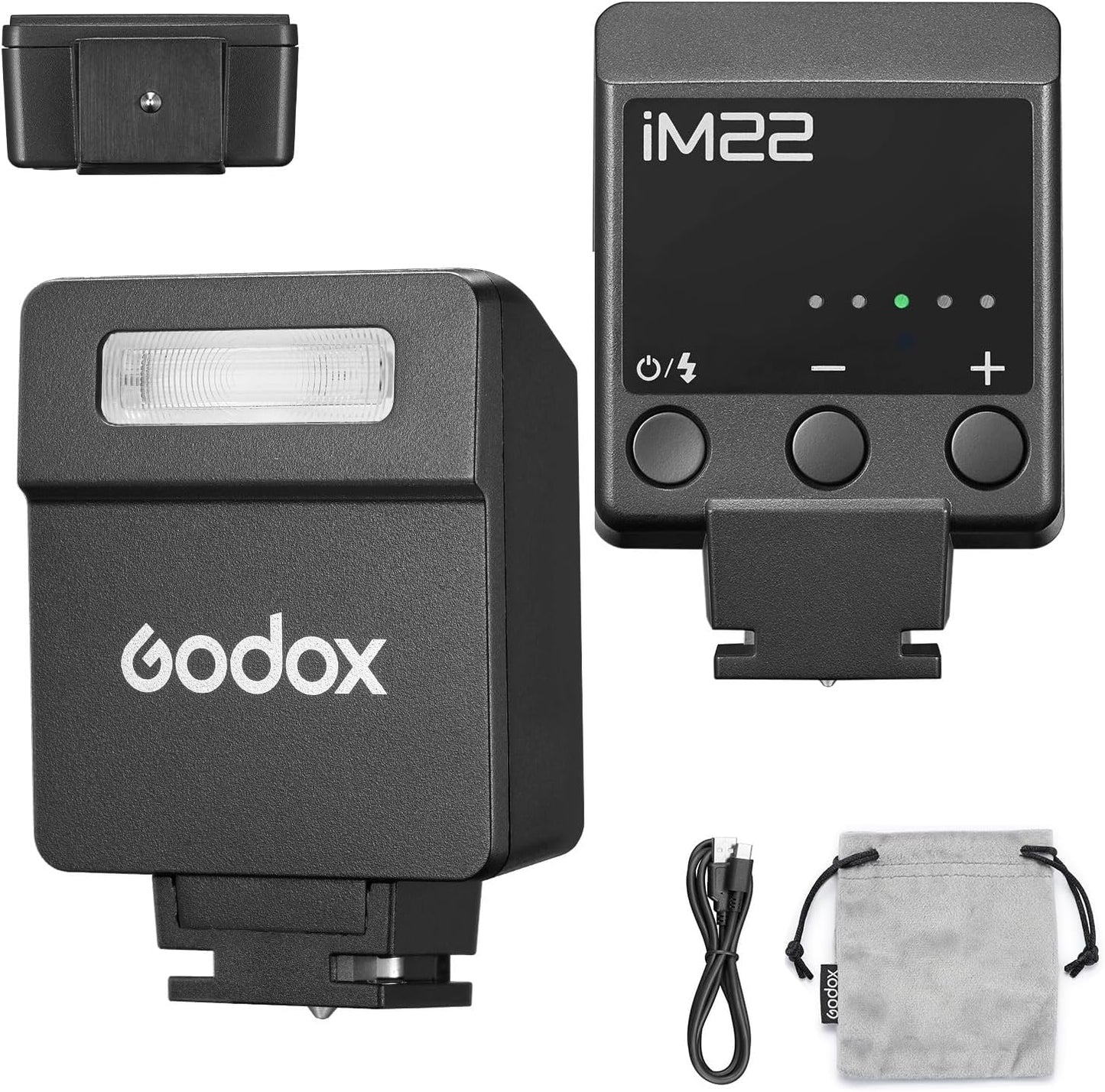 Godox iM22 Mini Flash: Compact 5-Level Speedlite for Cameras