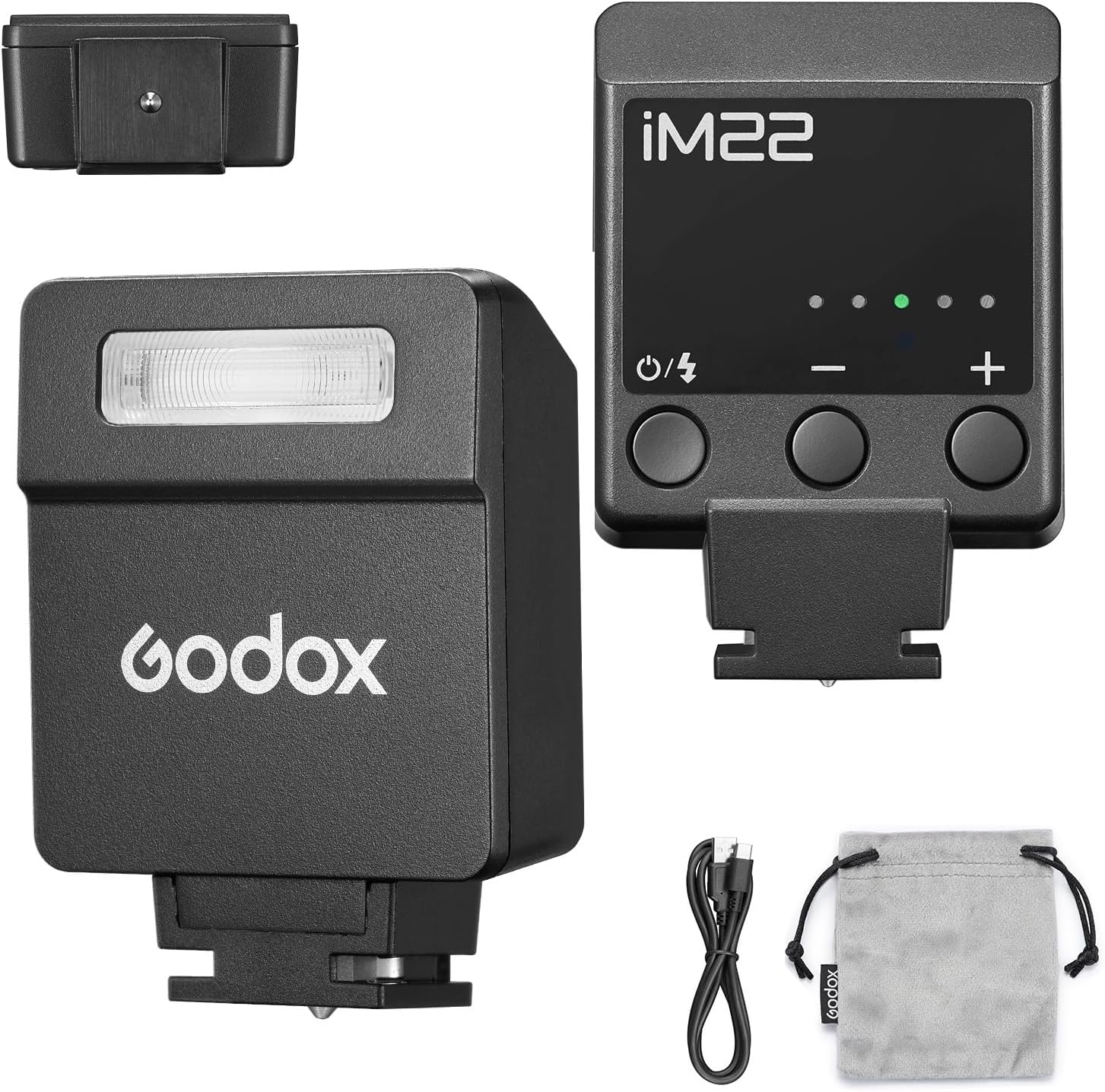 Godox iM22 Mini Flash: Compact 5-Level Speedlite for Cameras