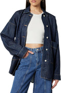 Pilar Long Denim Shirt Jacket - Oversized Denim Staple Drop