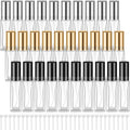 20 ml Empty Glass Perfume Bottles 60 Pack - Gold Silver Black Set
