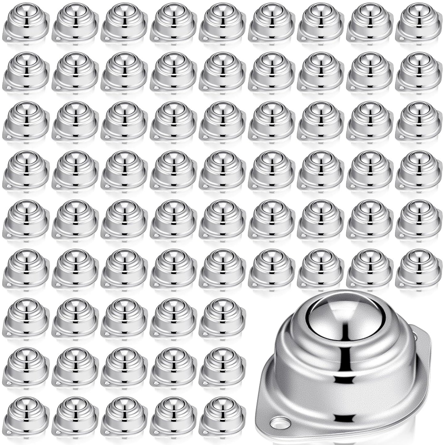 Gisafai 100 Pcs Roller Ball Transfer Bearings for Smooth Movement