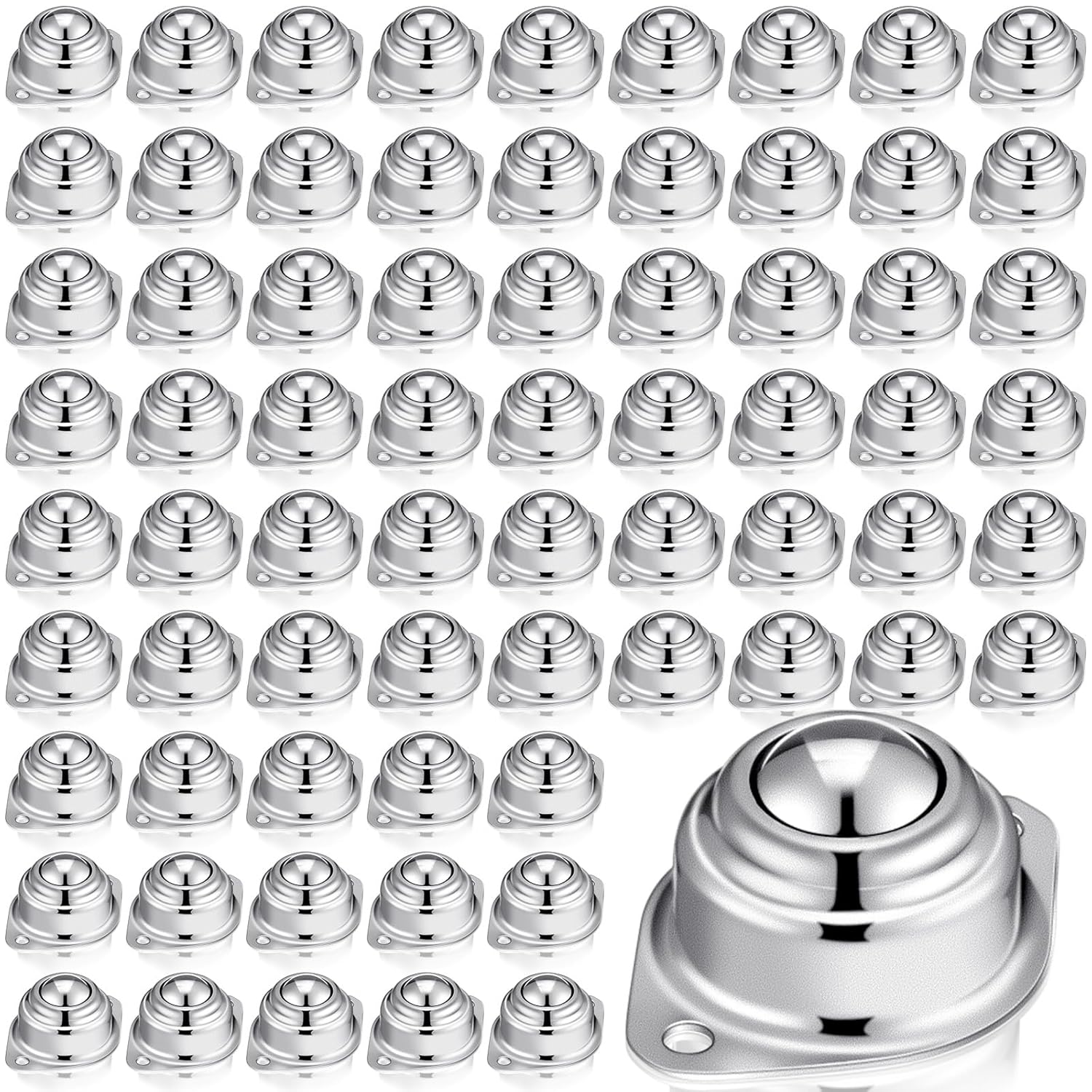 Gisafai 100 Pcs Roller Ball Transfer Bearings for Smooth Movement