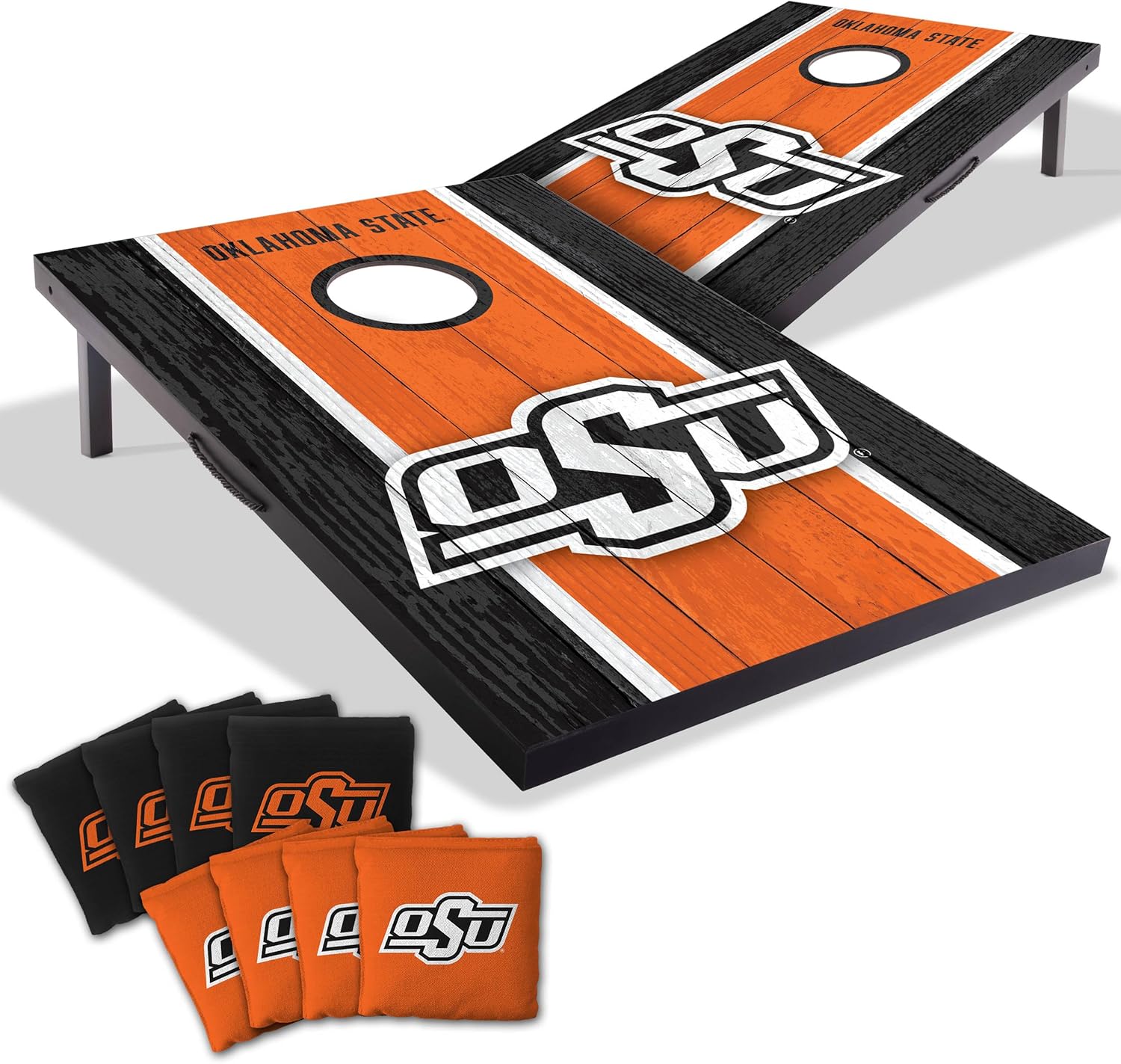 YouTheFan NCAA Portable Cornhole Game with Logo Bags for Fun