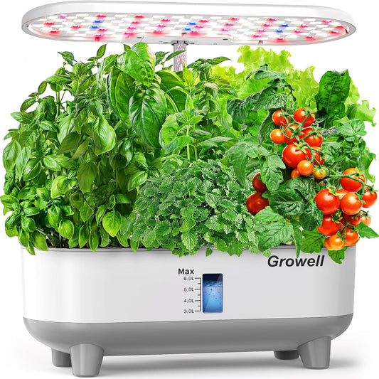 Hydroponics Growing System Kit with 28W LED Grow Light