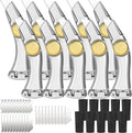 Fixed Blade Roofing Knife Set 10 pcs - Durable Utility Cutters