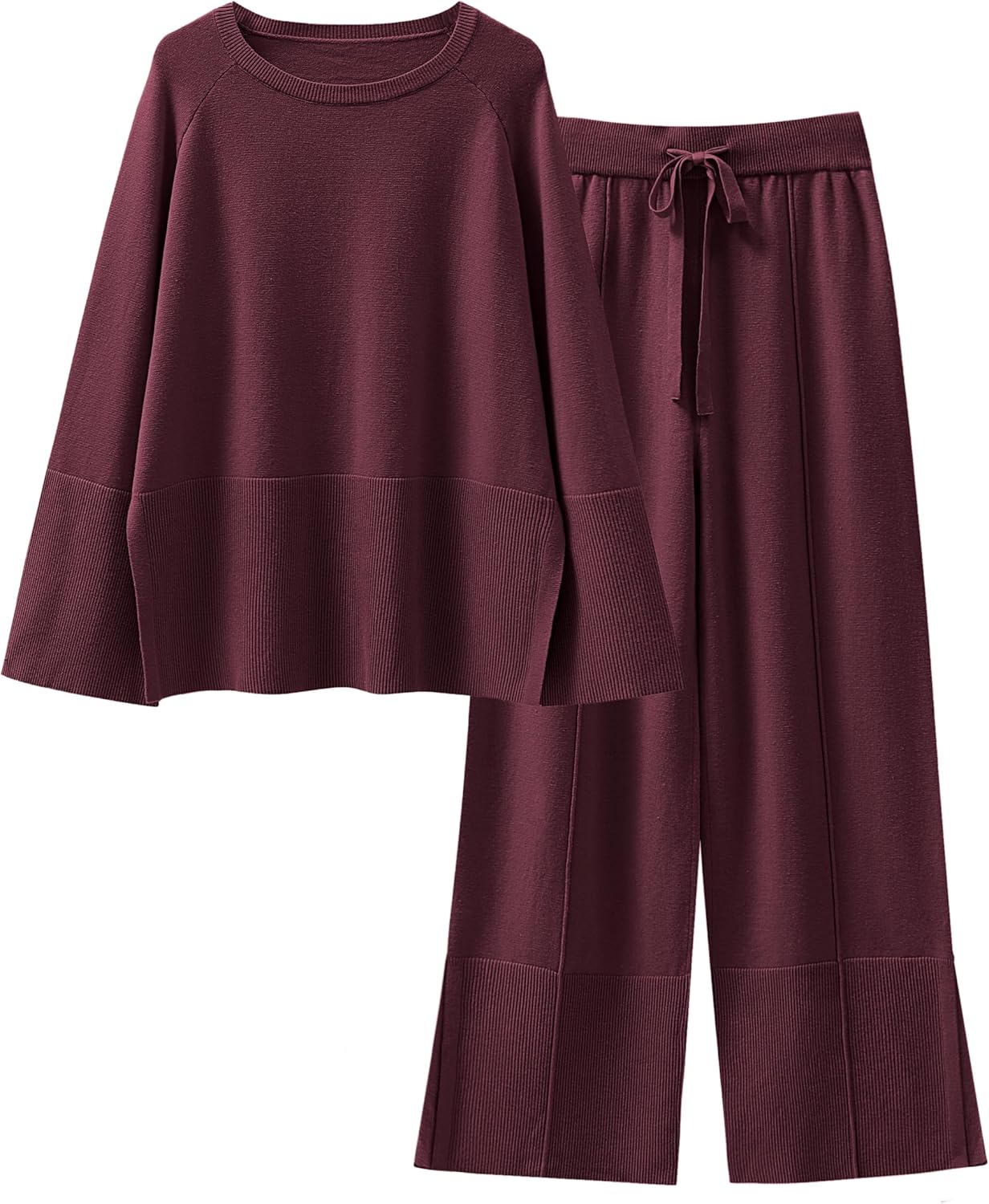 Cozy Lounge Matching Pajama Sets for Women - Trendy Knit Outfit