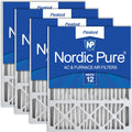 Nordic Pure 20x25x5 MERV 12 Air Filters for Honeywell/Lennox