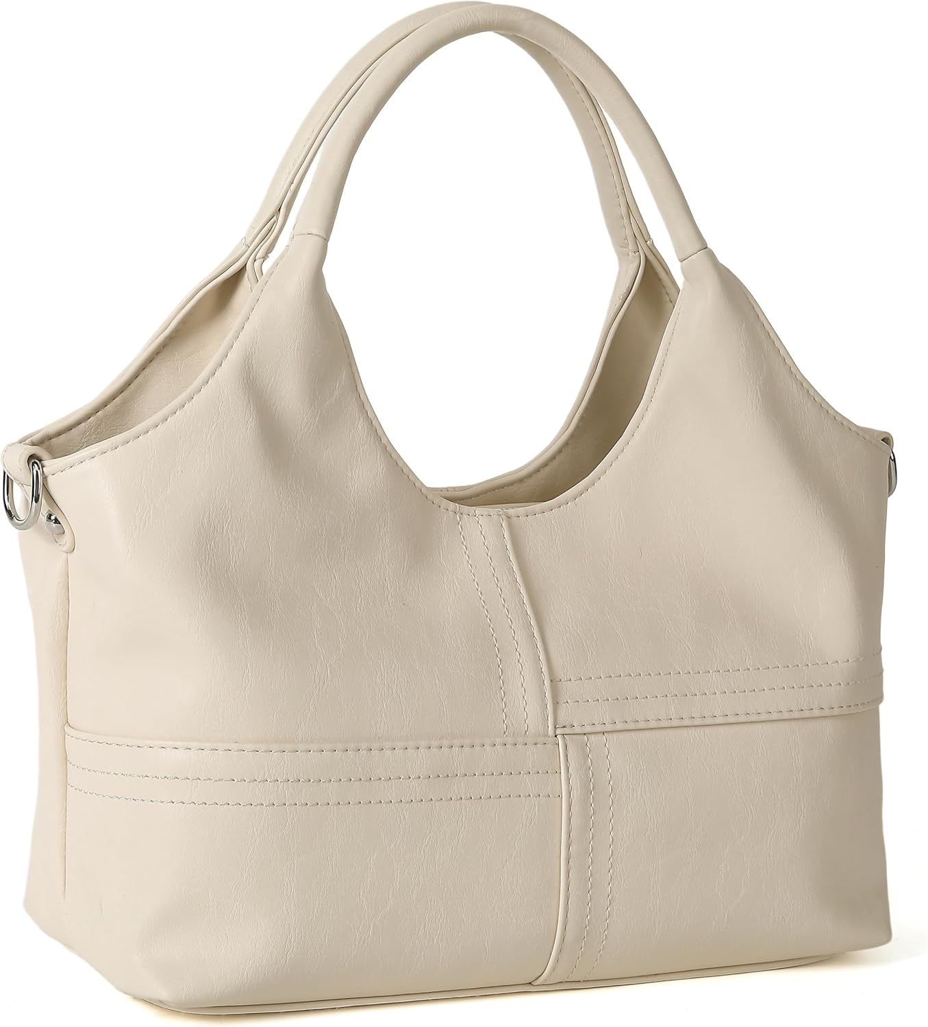 KOGTLA Vegan Leather Purses for Women with Detachable Strap