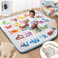 Soft Touch Baby Play Mat: Anti-Slip & Washable - Animal Alphabets