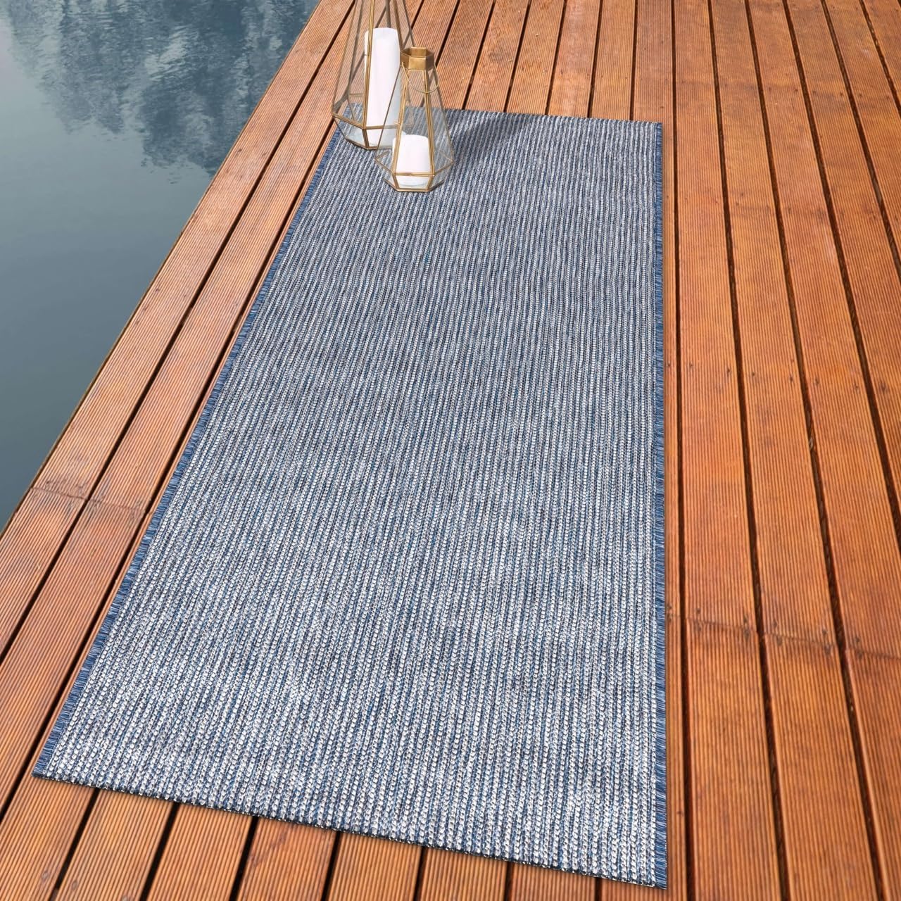 Keen Home Design Terrace Outdoor Runner Rug - Versatile 2x8 Rug