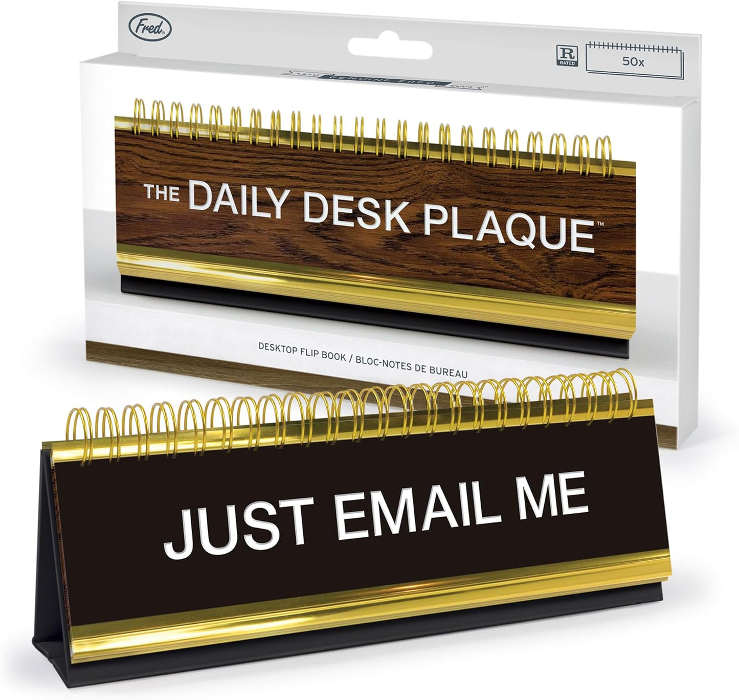 Fred Daily Desk Plaque Flip Book - Inspire Daily!