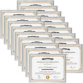 8.5x11 Silver Picture Frames 18-Pack - Lightweight Multi Frame Set