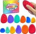 Fidget Toys Sensory Stone for Autism Kids 12 Pack - Calming Textured