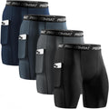 Niksa Compression Shorts Men with Pocket - Supportive 2/4 Pack