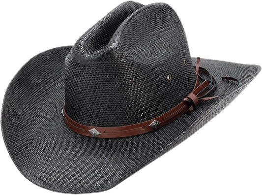 Unisex Big Wide Brim Cowboy Hat for Men and Women Adventure