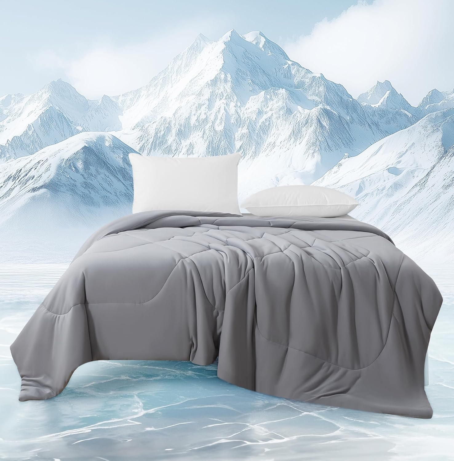 MASVIS Cooling Comforter Queen Size for Hot Sleepers and Night Sweats
