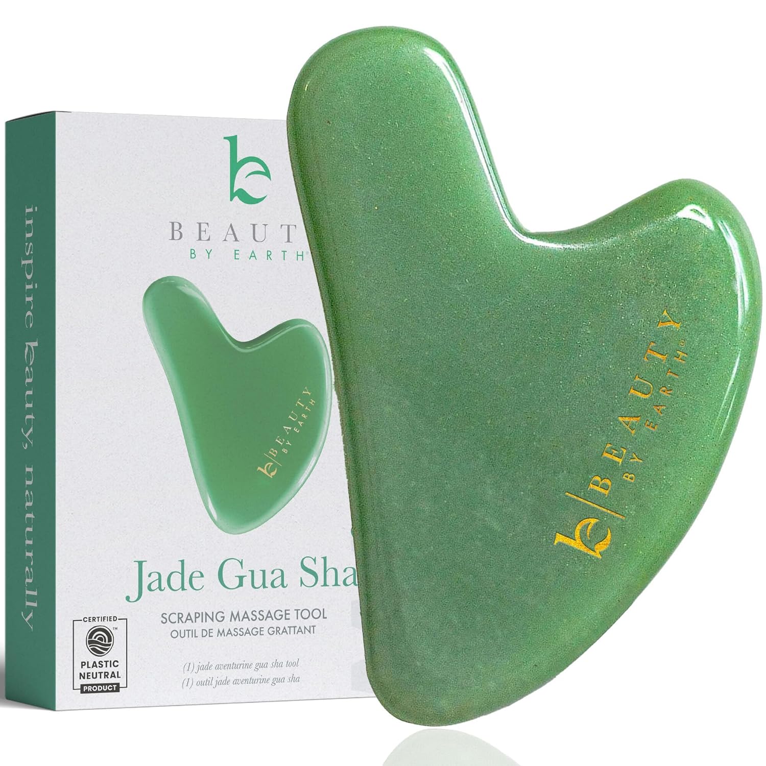 Smoothing Jade Gua Sha Tool - Youthful Skin Sculpting