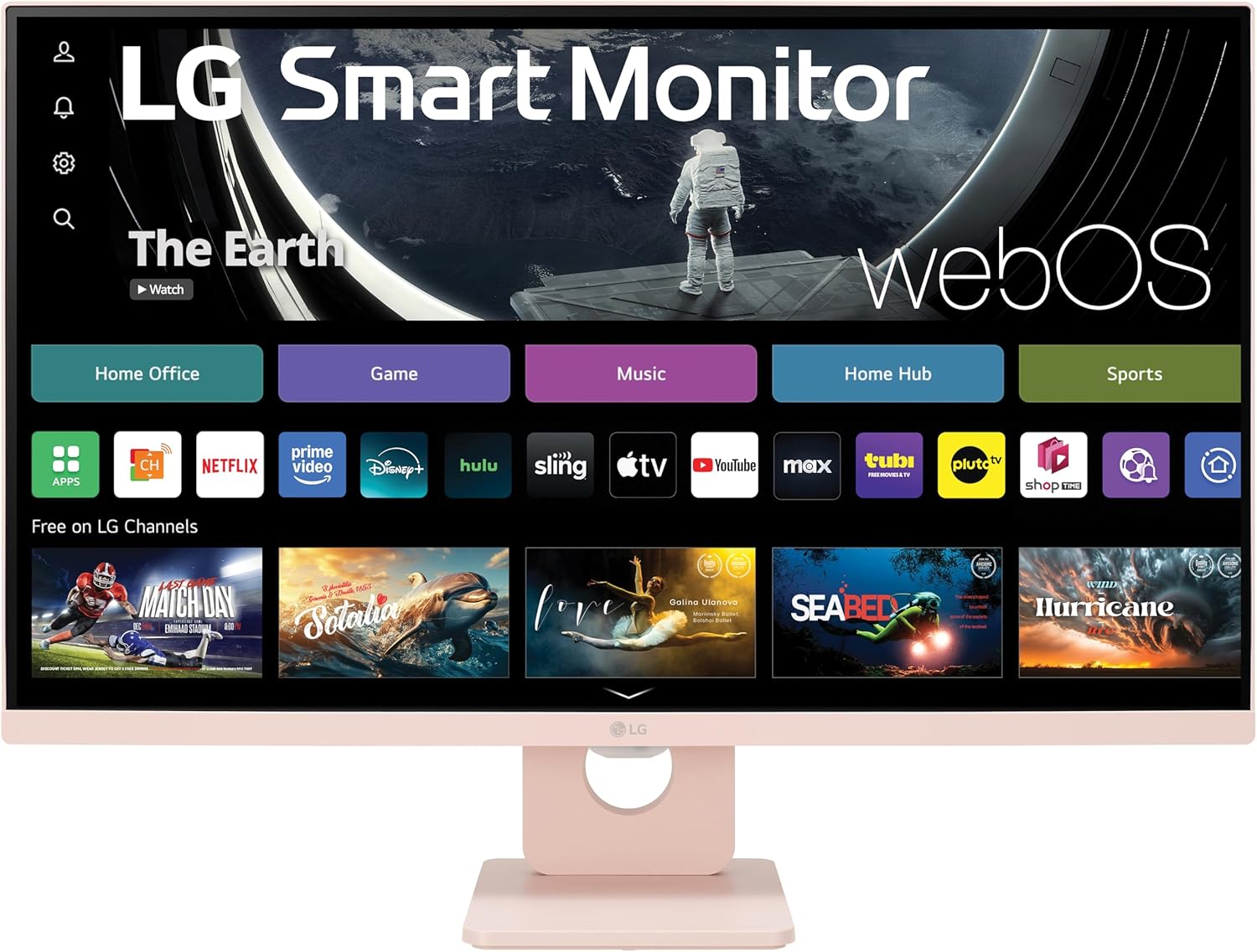 LG 27SR50F-P Smart Monitor: 27-Inch FHD IPS Display