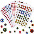 3D 4D Oval Fishing Lure Eyes 1242 Pieces - Multi-Size Realistic Eyes