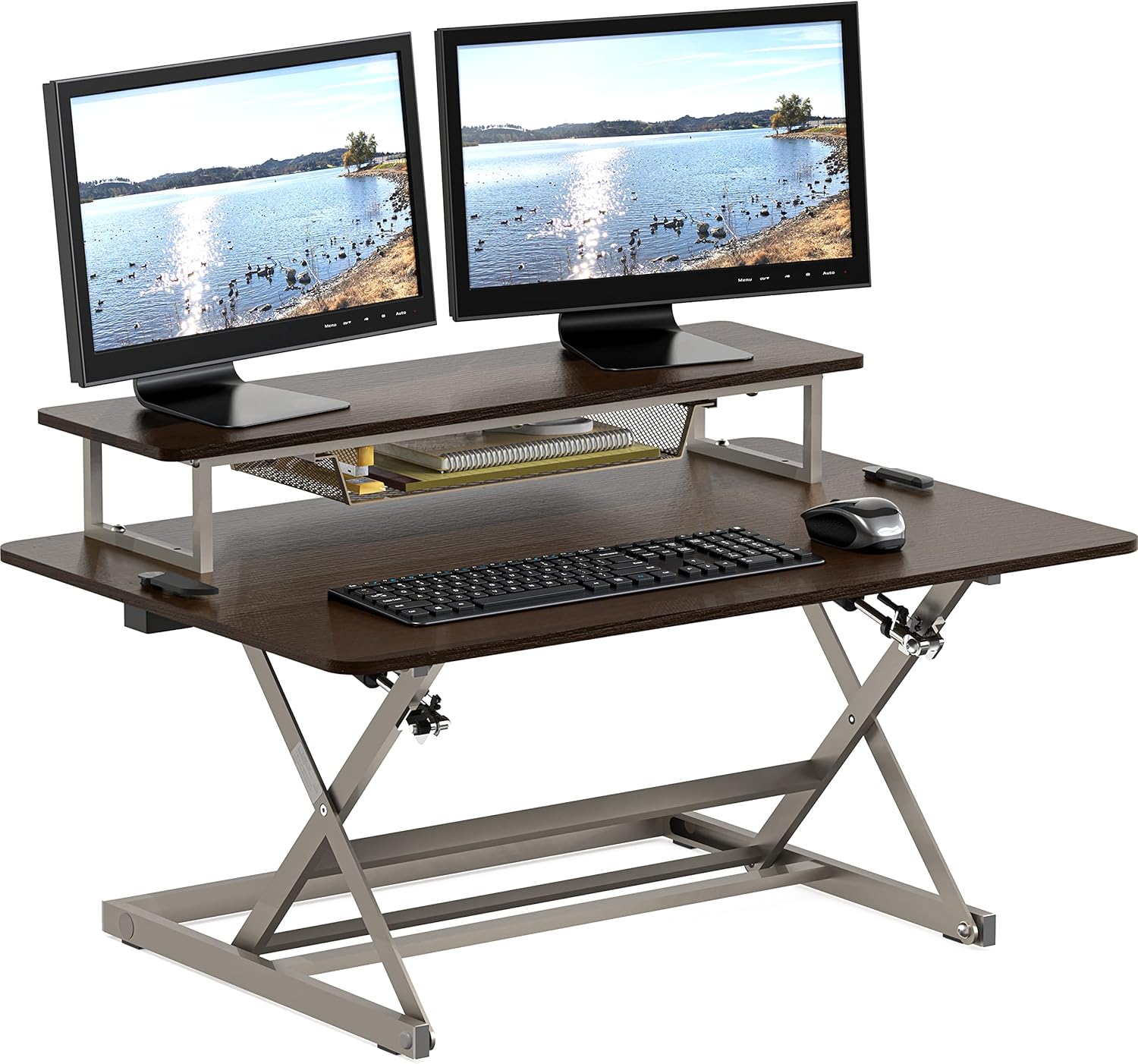 SHW 36-Inch Adjustable Standing Desk with Monitor Riser Review