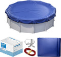 Winter Pool Cover 12 ft Round Above Ground - Extra Thick Winter Shield