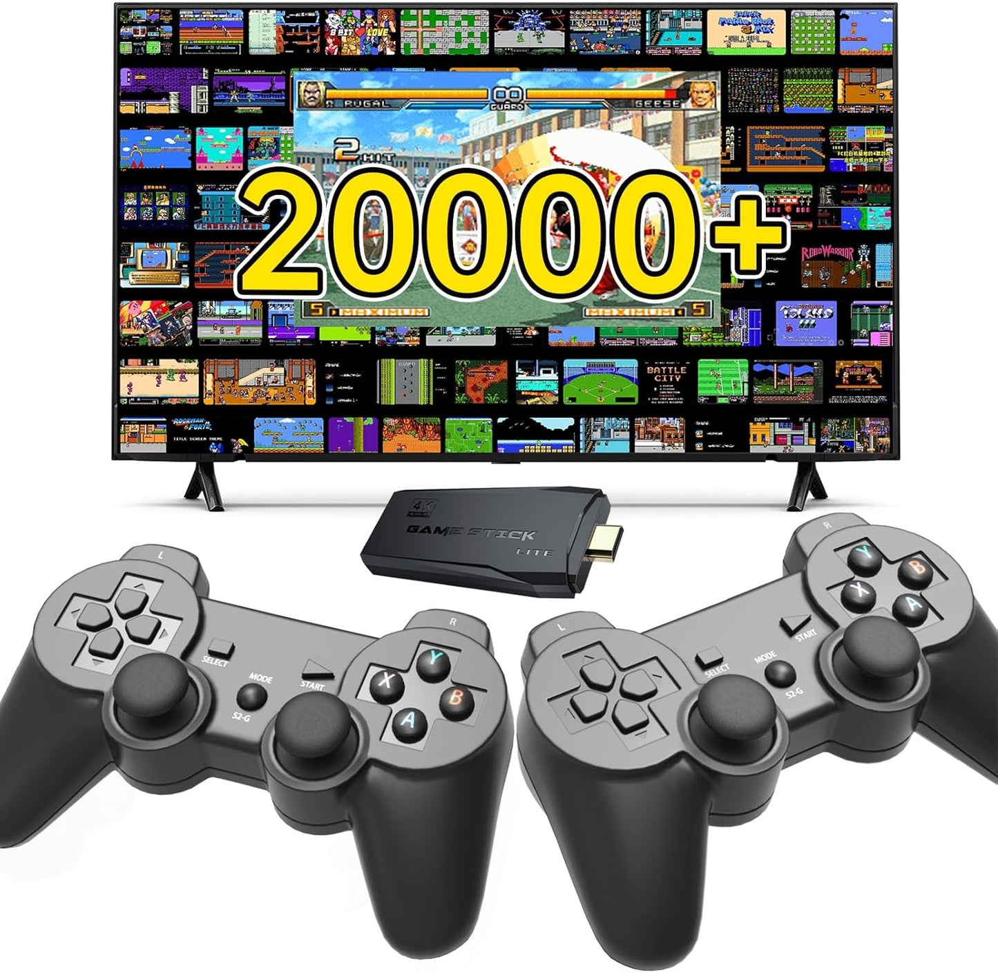 2025 Upgraded Game King Retro Game Console with 20,000+ Games