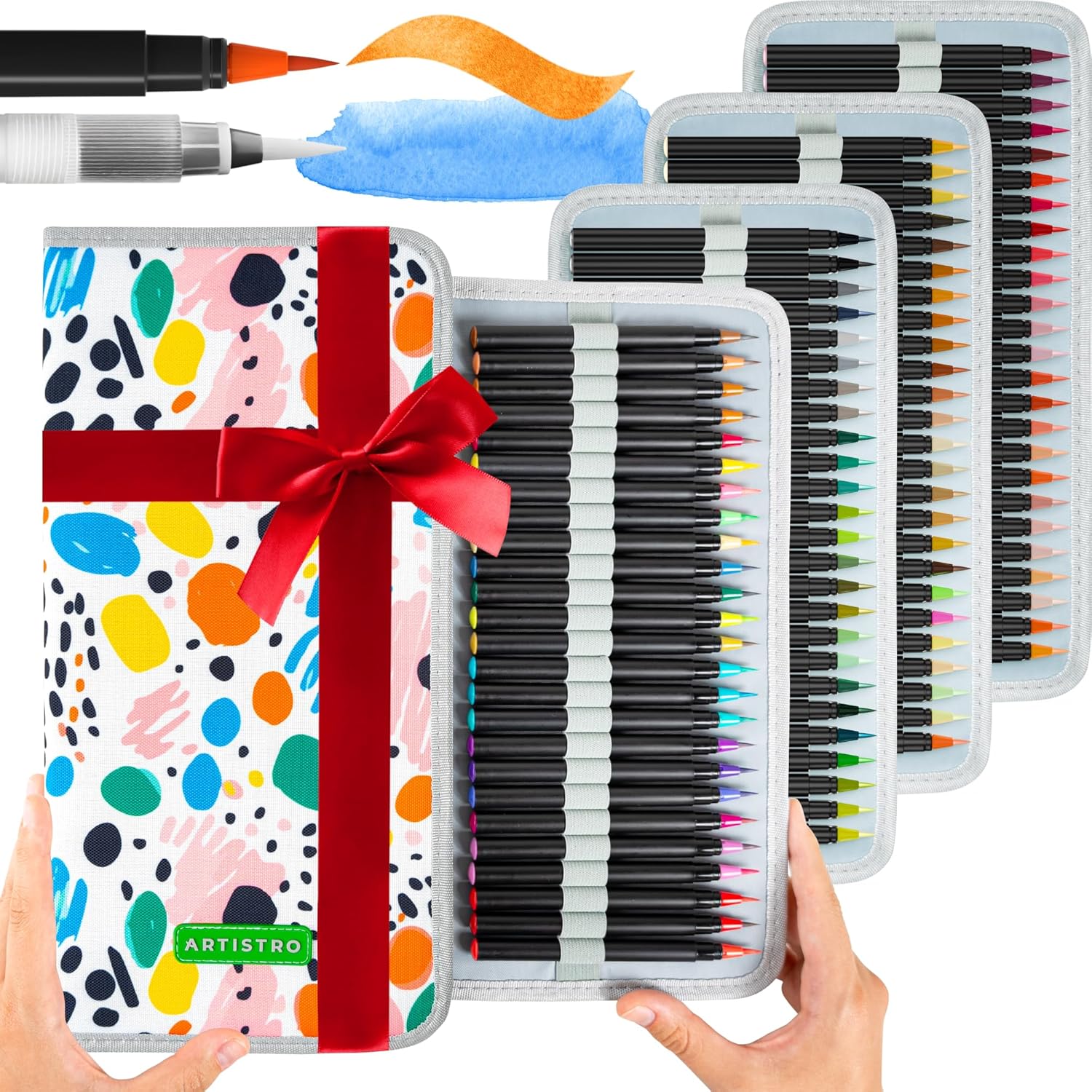 ARTISTRO 100 Watercolor Markers for Vibrant Art and Gifts