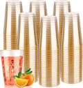 Gold Glitter Plastic Cups 14 oz 200 PCS - Elegant Disposable Party
