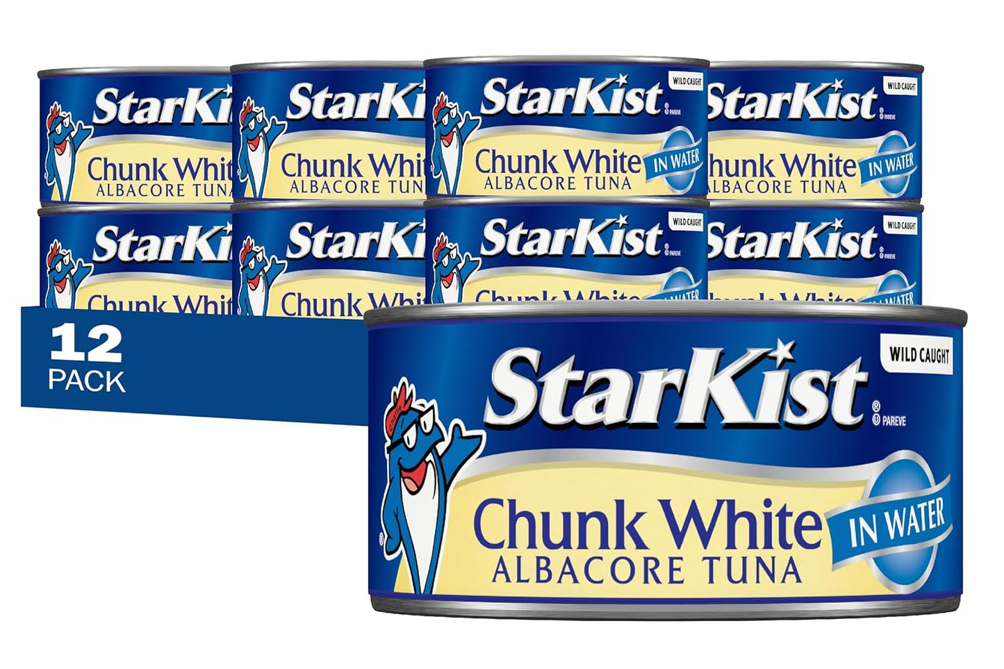 StarKist Chunk White Albacore Tuna in Water, 12 Oz, 12 Pack