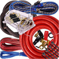 Complete 5000W 0 Gauge Amplifier Wiring Kit - Installer Ready
