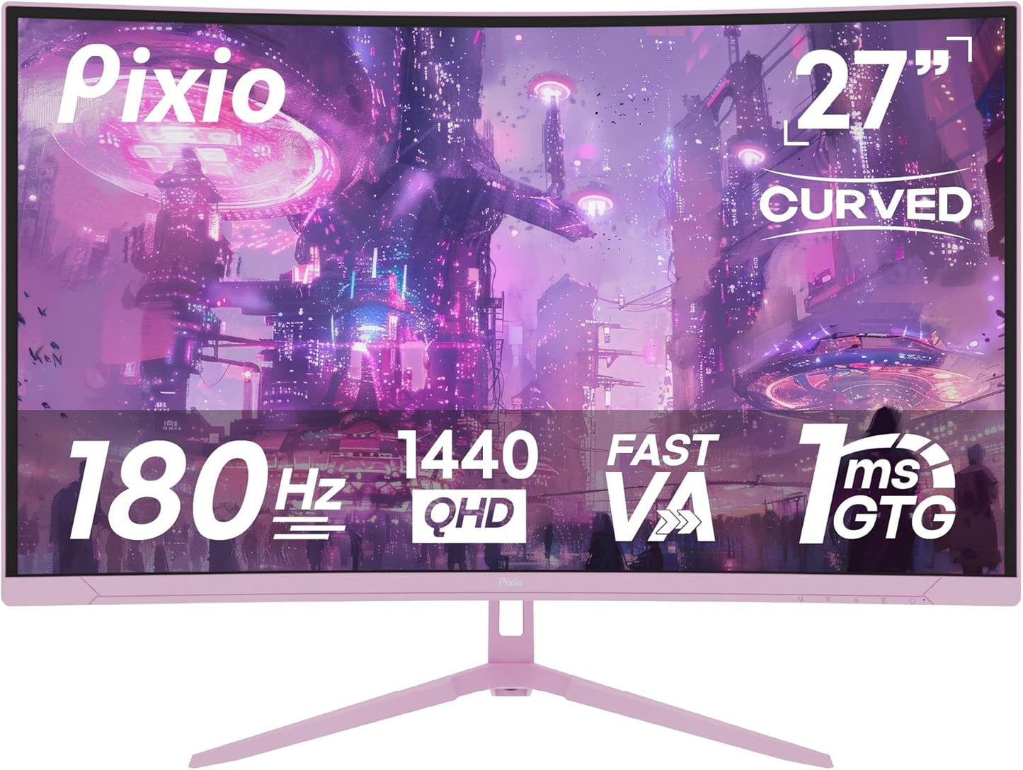 PXC278 Wave 27in 180Hz Curved Gaming Monitor with 1ms Response Time